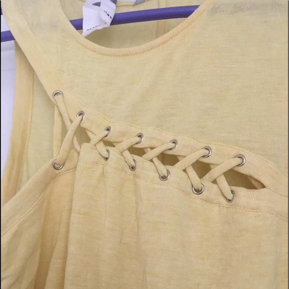 Yellow tank
